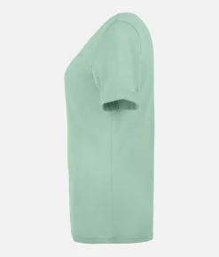 T-Shirt Femme Chevron Merino Blend Manches Courtes