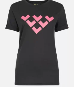 T-Shirt Femme Merino Manches Courtes Chevron