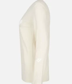 T-Shirt Femme Merino Manches Longues Chevron