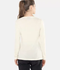 T-Shirt Femme Merino Manches Longues Chevron