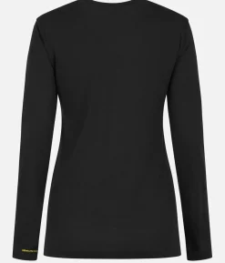 T-Shirt Femme Merino Manches Longues Chevron