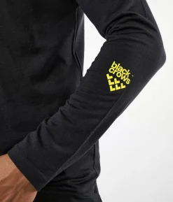 T-Shirt Homme Chevron Merino Blend Manches Longues