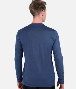 T-Shirt Homme Chevron Merino Blend Manches Longues