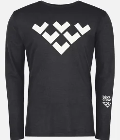 T-Shirt Homme Chevron Merino Blend Manches Longues