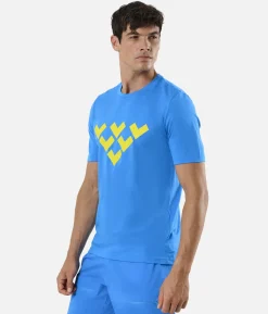 T-Shirt Homme Chevron Merino Blend Manches Courtes