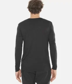 T-Shirt Homme Merino Manches Longues Chevron