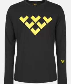 T-Shirt Homme Merino Manches Longues Chevron