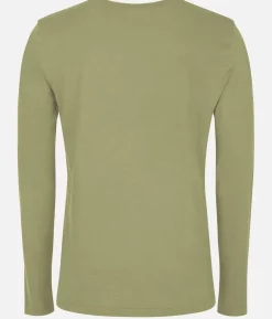 T-Shirt Homme Merino Manches Longues Chevron