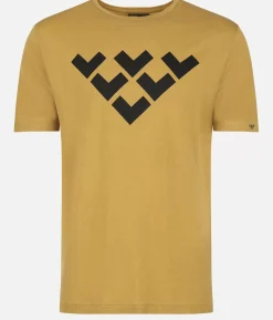 T-Shirt Homme Merino Manches Courtes Chevron